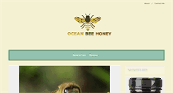 Desktop Screenshot of oceanbeehoney.com